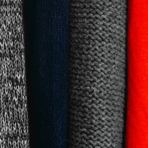 textured fabric in different colors