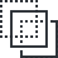 graphic design icon of different squares