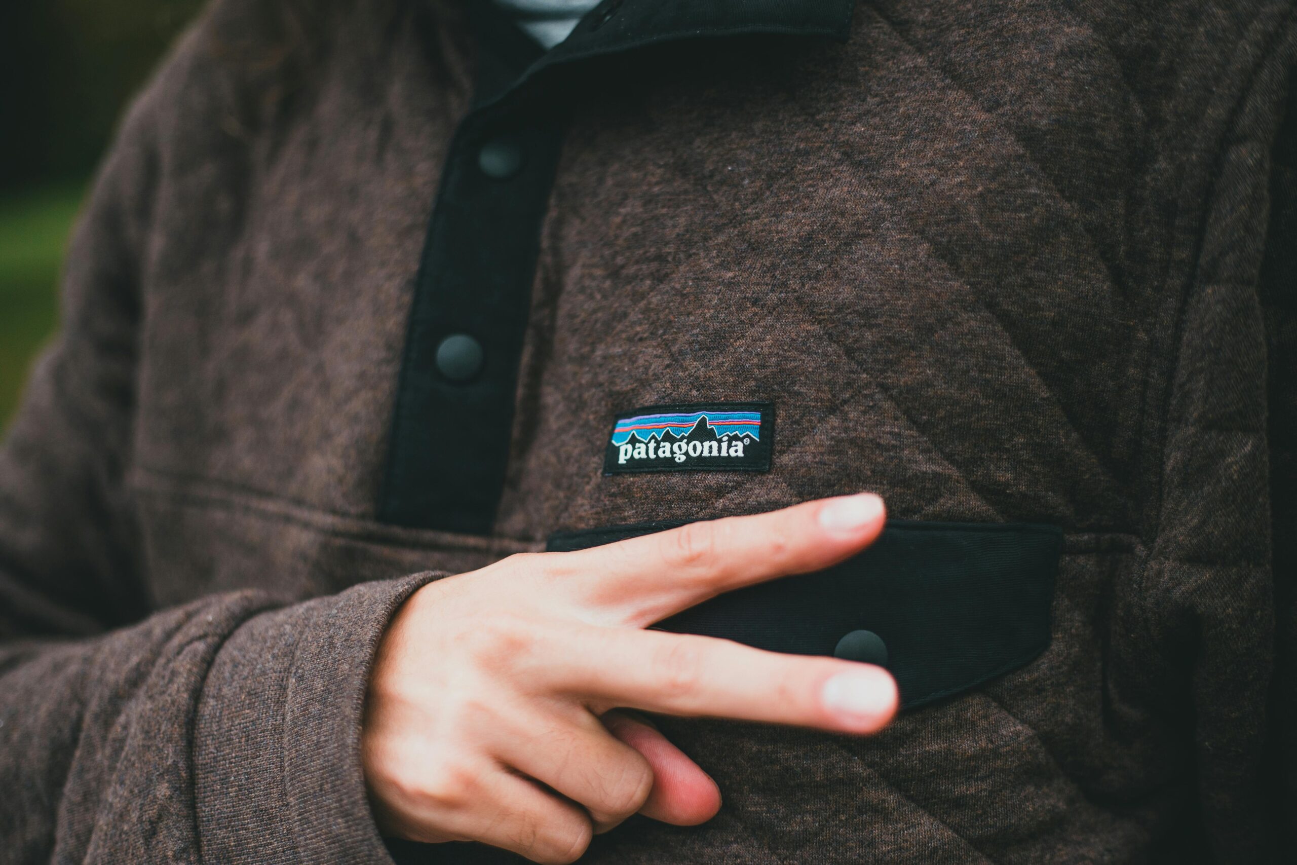 A Patagonia sweatshirt