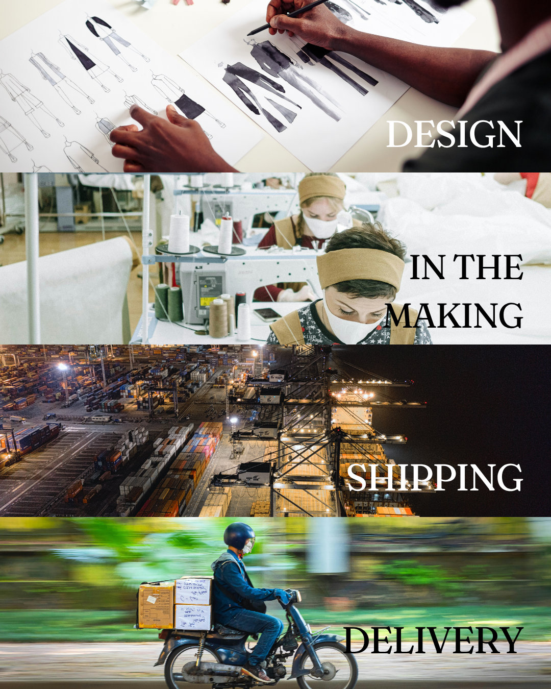 Vibrant Fashion Journey Infographic